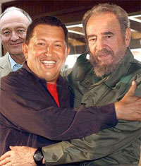 Mayor Ken Livingstone and Hugo Chavez